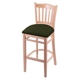 3120 25" Counter Stool with Natural Finish and Canter Pine Seat, 312025Nat010