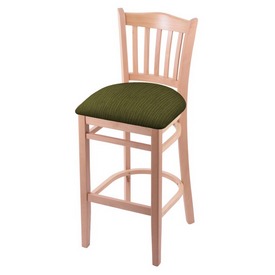 3120 25" Counter Stool with Natural Finish and Graph Parrot Seat, 312025Nat015