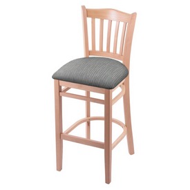 3120 25" Counter Stool with Natural Finish and Graph Alpine Seat, 312025Nat020