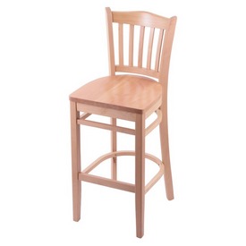 3120 30" Bar Stool with Natural Finish and Natural Seat, 312030NatNat