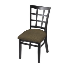 3130 18" Chair with Black Finish and Graph Cork Seat, 313018Blk017