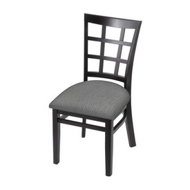 3130 18" Chair with Black Finish and Graph Alpine Seat, 313018Blk020