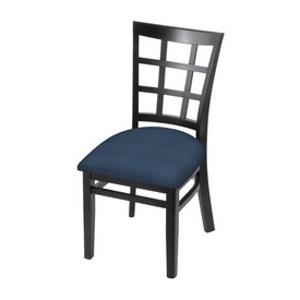 3130 18" Chair with Black Finish and Rein Bay Seat, 313018Blk024