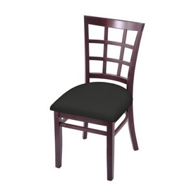 3130 18" Chair with Dark Cherry Finish and Canter Iron Seat, 313018DC008