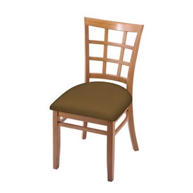 3130 18" Chair with Medium Finish and Canter Saddle Seat, 313018Med012