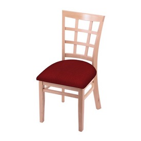 3130 18" Chair with Natural Finish and Graph Ruby Seat, 313018Nat016