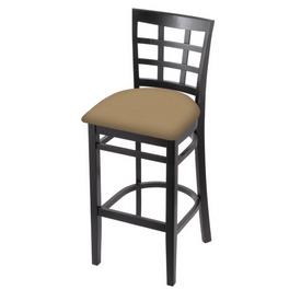 3130 Stool with Black Finish and Canter Sand Seat, AGS-313025Blk013 3130 Stool with Black Finish and Canter Sand Seat, AGS-313025Blk013