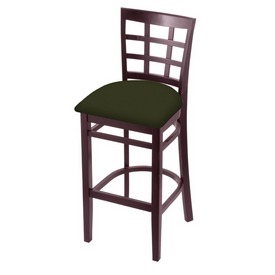 3130 Stool with Dark Cherry Finish and Canter Pine Seat, AGS-313025DC010 3130 Stool with Dark Cherry Finish and Canter Pine Seat, AGS-313025DC010