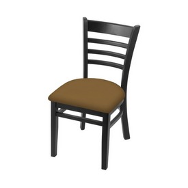 3140 18" Chair with Black Finish and Canter Saddle Seat, 314018Blk012