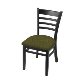 3140 18" Chair with Black Finish and Graph Parrot Seat, 314018Blk015
