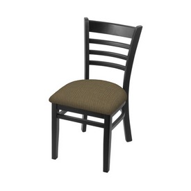 3140 18" Chair with Black Finish and Graph Cork Seat, 314018Blk017
