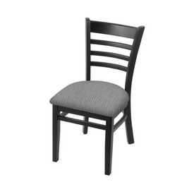 3140 18" Chair with Black Finish and Graph Alpine Seat, 314018Blk020