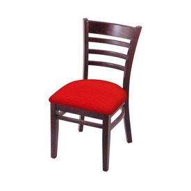 3140 18" Chair with Dark Cherry Finish and Canter Red Seat, 314018DC011