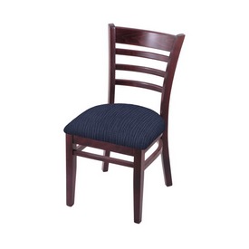 3140 18" Chair with Dark Cherry Finish and Graph Anchor Seat, 314018DC014