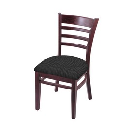 3140 18" Chair with Dark Cherry Finish and Graph Coal Seat, 314018DC018