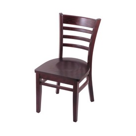 3140 18" Chair with Dark Cherry Finish and Dark Cherry Seat, 314018DCDC