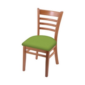 3140 18" Chair with Medium Finish and Canter Kiwi Green Seat, 314018Med009