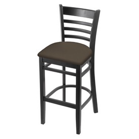 3140 Stool with Black Finish and Canter Earth Seat, AGS-314025Blk006 3140 Stool with Black Finish and Canter Earth Seat, AGS-314025Blk006