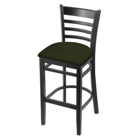 3140 Stool with Black Finish and Canter Pine Seat, AGS-314025Blk010 3140 Stool with Black Finish and Canter Pine Seat, AGS-314025Blk010