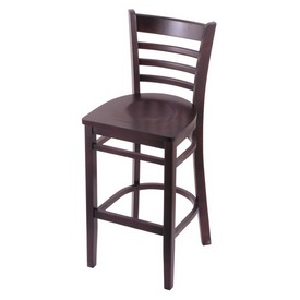 3140 Stool with Dark Cherry Finish and Dark Cherry Seat, AGS-314025DCDC 3140 Stool with Dark Cherry Finish and Dark Cherry Seat, AGS-314025DCDC