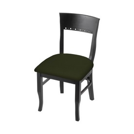 3160 18" Chair with Black Finish and Canter Pine Seat, 316018Blk010