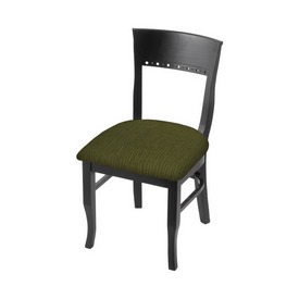 3160 18" Chair with Black Finish and Graph Parrot Seat, 316018Blk015