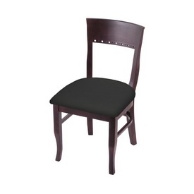 3160 18" Chair with Dark Cherry Finish and Canter Iron Seat, 316018DC008