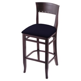 3160 25" Counter Stool with Dark Cherry Finish and Canter Twilight Seat, 316025DC002