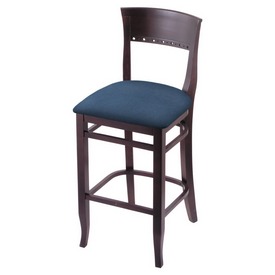 3160 25" Counter Stool with Dark Cherry Finish and Rein Bay Seat, 316025DC024