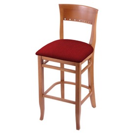 3160 25" Counter Stool with Medium Finish and Graph Ruby Seat, 316025Med016
