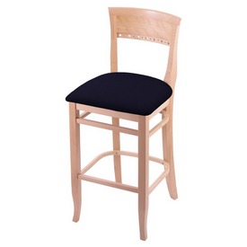 3160 25" Counter Stool with Natural Finish and Canter Twilight Seat, 316025Nat002
