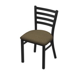 400 Jackie 18" Chair with Black Wrinkle Finish and Graph Cork Seat, 40018BW017