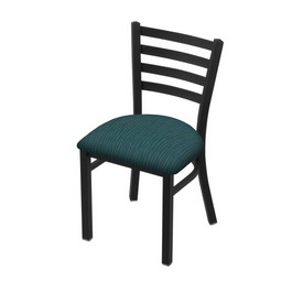 400 Jackie 18" Chair with Black Wrinkle Finish and Graph Tidal Seat, 40018BW022