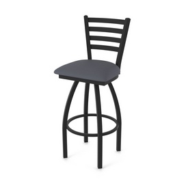 410 Jackie Swivel Stool with Black Wrinkle Finish and Canter Storm Seat, AGS-41025BW004 410 Jackie Swivel Stool with Black Wrinkle Finish and Canter Storm Seat, AGS-41025BW004