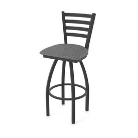 410 Jackie Swivel Stool with Black Wrinkle Finish and Graph Coal Seat, AGS-41025BW018 410 Jackie Swivel Stool with Black Wrinkle Finish and Graph Coal Seat, AGS-41025BW018