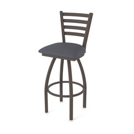 410 Jackie Swivel Stool with Bronze Finish and Canter Storm Seat, AGS-41025BZ004 410 Jackie Swivel Stool with Bronze Finish and Canter Storm Seat, AGS-41025BZ004
