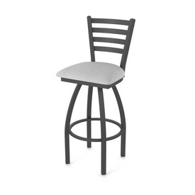410 Jackie Swivel Stool with Pewter Finish and Graph Alpine Seat, AGS-41025PW020 410 Jackie Swivel Stool with Pewter Finish and Graph Alpine Seat, AGS-41025PW020