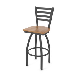 410 Jackie Swivel Stool with Pewter Finish and Medium Maple Seat, AGS-41025PWMedMpl 410 Jackie Swivel Stool with Pewter Finish and Medium Maple Seat, AGS-41025PWMedMpl