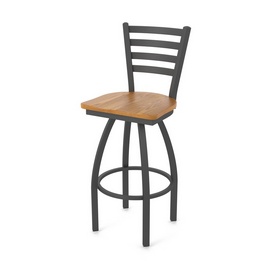 410 Jackie Swivel Stool with Pewter Finish and Medium Oak Seat, AGS-41025PWMedOak 410 Jackie Swivel Stool with Pewter Finish and Medium Oak Seat, AGS-41025PWMedOak