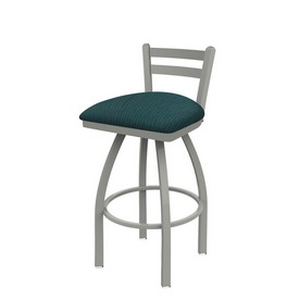411 Jackie Low Back Swivel Stool with Anodized Nickel Finish and Graph Tidal Seat, AGS-41125AN022 411 Jackie Low Back Swivel Stool with Anodized Nickel Finish and Graph Tidal Seat, AGS-41125AN022
