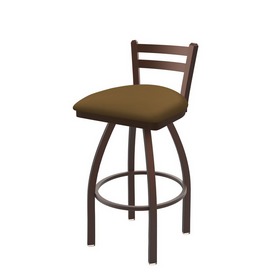 411 Jackie Low Back Swivel Stool with Bronze Finish and Canter Saddle Seat, AGS-41125BZ012 411 Jackie Low Back Swivel Stool with Bronze Finish and Canter Saddle Seat, AGS-41125BZ012
