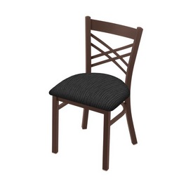 620 Catalina 18" Chair with Bronze Finish and Graph Coal Seat, 62018BZ018
