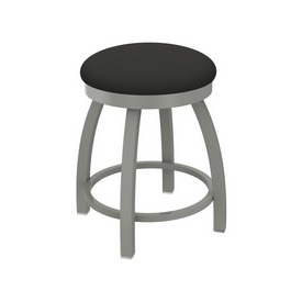 802 Misha 18" Swivel Vanity Stool with Anodized Nickel Finish and Canter Iron Seat, 80218AN008