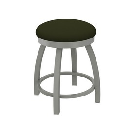 802 Misha 18" Swivel Vanity Stool with Anodized Nickel Finish and Canter Pine Seat, 80218AN010