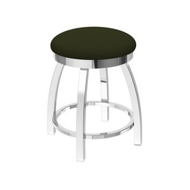 802 Misha 18" Swivel Vanity Stool with Chrome Finish and Canter Pine Seat, 80218CH010