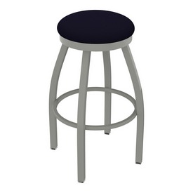 802 Misha Swivel Stool with Anodized Nickel Finish and Canter Twilight Seat, AGS-80225AN002 802 Misha Swivel Stool with Anodized Nickel Finish and Canter Twilight Seat, AGS-80225AN002