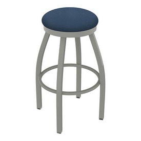 802 Misha Swivel Stool with Anodized Nickel Finish and Rein Bay Seat, AGS-80225AN024 802 Misha Swivel Stool with Anodized Nickel Finish and Rein Bay Seat, AGS-80225AN024