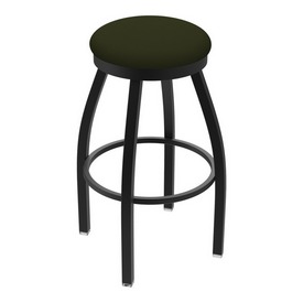802 Misha Swivel Stool with Black Wrinkle Finish and Canter Pine Seat, AGS-80225BW010 802 Misha Swivel Stool with Black Wrinkle Finish and Canter Pine Seat, AGS-80225BW010
