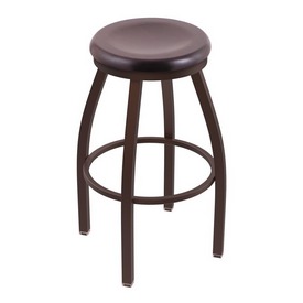 802 Misha Swivel Stool with Bronze Finish and Dark Cherry Maple Seat, AGS-80225BZDCMpl 802 Misha Swivel Stool with Bronze Finish and Dark Cherry Maple Seat, AGS-80225BZDCMpl