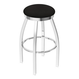 802 Misha Swivel Stool with Chrome Finish and Canter Espresso Seat, AGS-80225CH003 802 Misha Swivel Stool with Chrome Finish and Canter Espresso Seat, AGS-80225CH003